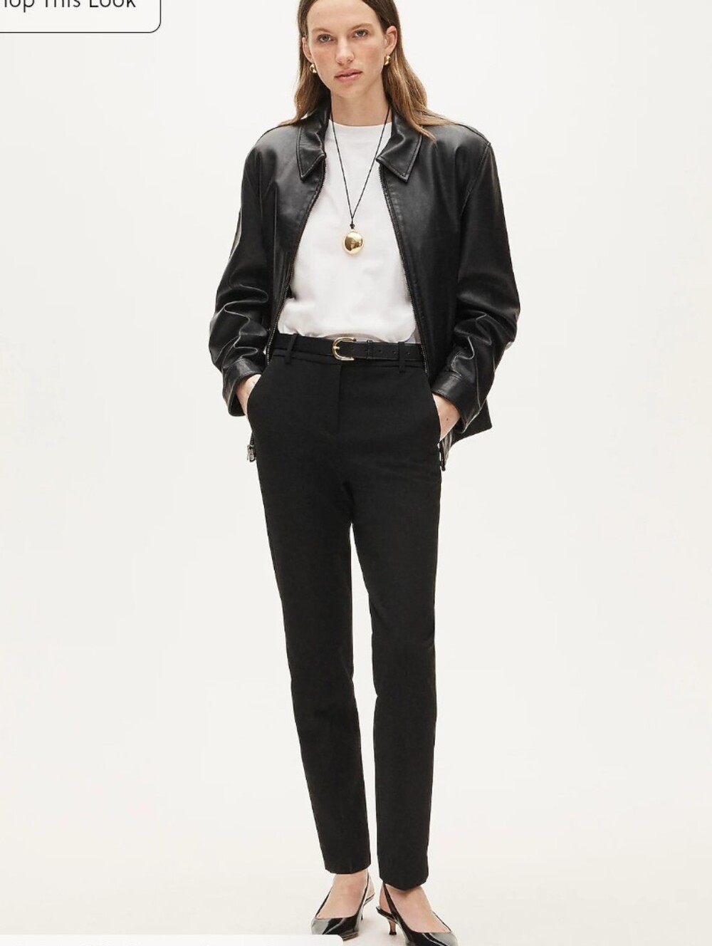 J Crew New Cameron pant in four-season stretch CC435 Size 4 NWT Black